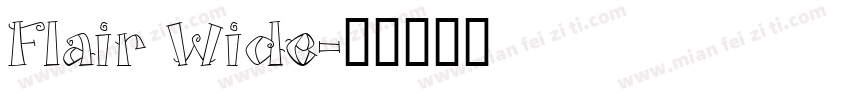 Flair Wide字体转换